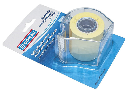 Karteczki w rolce Donau 50mm/10m jasnożółte