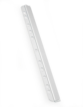 GRZBIETY WSUWANE Z PERFORACJĄ 6mm PRZEZROCZYSTE (50)