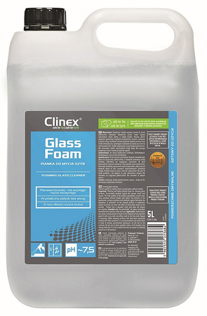 Pianka CLINEX Glass Foam 5L, do mycia szyb