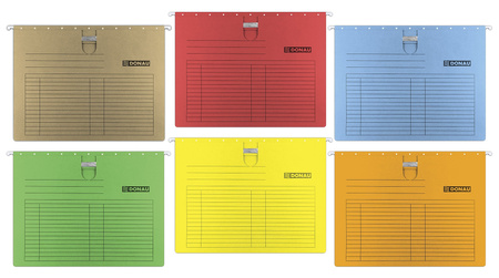 Teczka zawieszana Donau A4 (z wąsem) pomarańczowa (5)