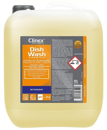 Płyn myjący do zmywarek CLINEX DishWash Premium, 10l