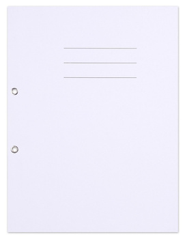 Skoroszyt OFFICE PRODUCTS Budget, karton, z oczkiem, 1/1, A4, 250gsm, biały