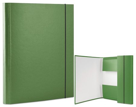 Teczka z gumką OFFICE PRODUCTS, PP, A4/30, 3-skrz., czerwona