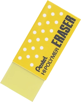 Gumka Pentel Hi-Polymer żółta