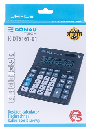 Kalkulator Donau Tech K-DT5161-01 czarny