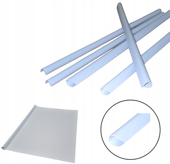 Grzbiety wsuwane Donau A4/10mm transparentne (10)