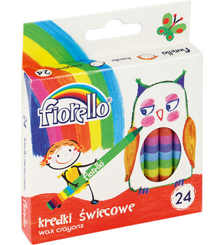 KREDKI ŚWIECOWE FIORELLO 24 KOLORÓW