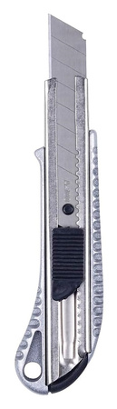 Nóż pakowy Donau Safety 18mm/100mm srebrny