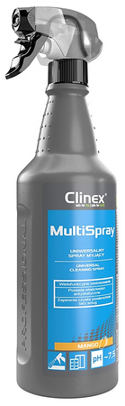 Uniwersalny spray CLINEX Multi Spray, myjący, Mango, 1l