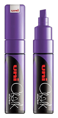 Marker kredowy Uni Chalk PWE-8K srebrny