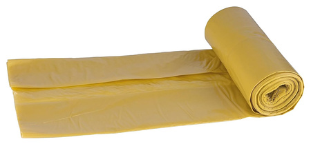 Worki na śmieci DONAU ECO, do segregacji plastiku, 60l, 10 szt., żółte 
