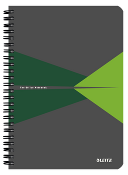 KOŁONOTATNIK LEITZ OFFICE A5/90K LINIA ZIELONY