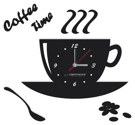 Zegar ścienny Esperanza Florence 3D biały