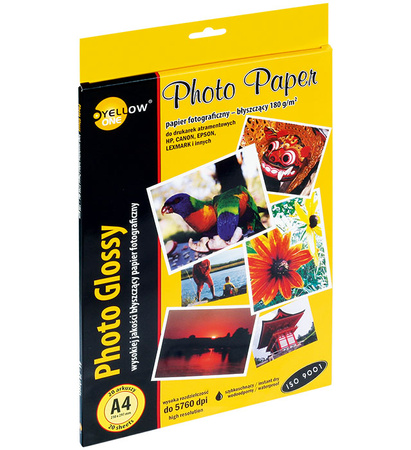 PAPIER FOTO YELLOW ONE A4 180g BŁYSK (20)