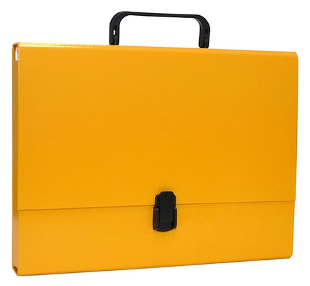 Teczka kartonowa z rączką Office Products A4/50mm żółta