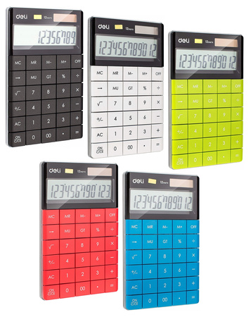 Kalkulator Deli 1589 niebieski