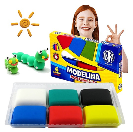 Modelina Astra 20g x6 kolorów