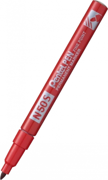 Marker permanentny Pentel Pen N50S czerwony