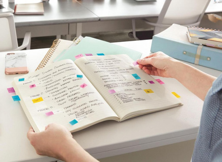 Zakładki Post-it 11.9x43.1mm 4 kolory (6x4x35)