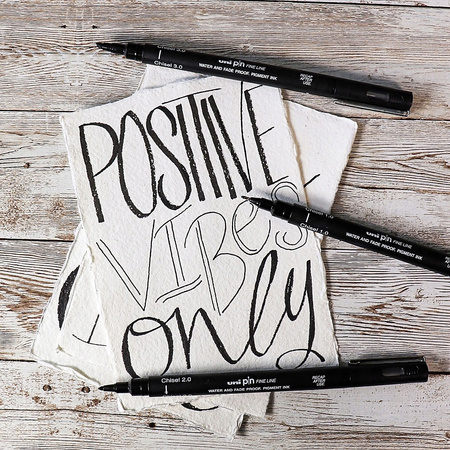 Cienkopis kreślarski Uni Pin-200 1.0mm ścięty czarny