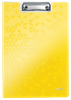 Teczka z klipem Leitz Wow A4 żółta