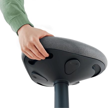 Stołek biurowy Leitz Ergo ciemnoszary