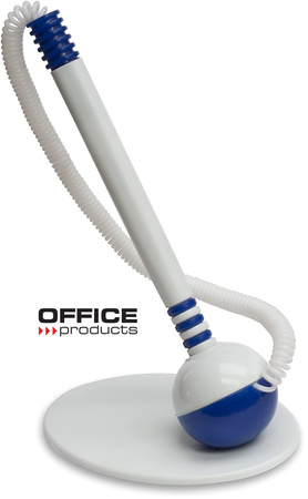 Długopis na sprężynce Office Products stojący niebieski