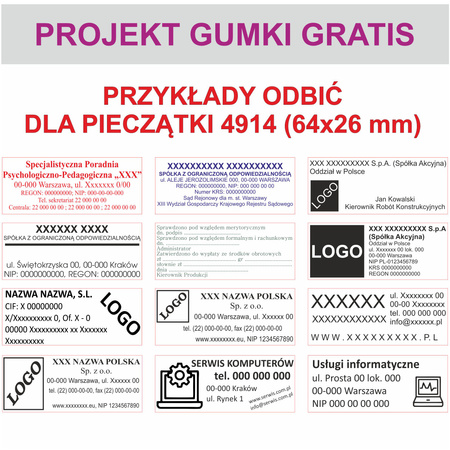 GOTOWA PIECZĄTKA TRODAT PRINTY 4914