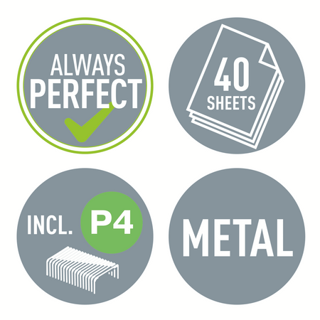 Zszywacz Leitz Nexxt 5504 szary