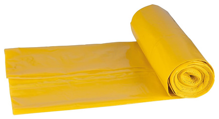 Worki na śmieci DONAU ECO, do segregacji plastiku, 120l, 10 szt., żółte 