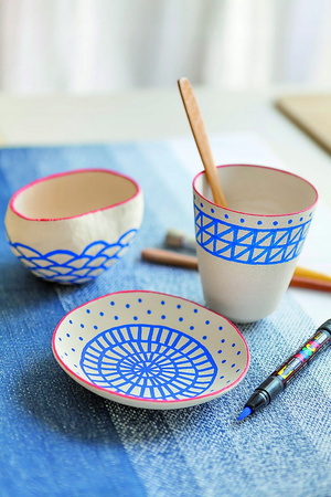 Markery z farbą plakatową Uni POSCA PCF-350 10 kolorów