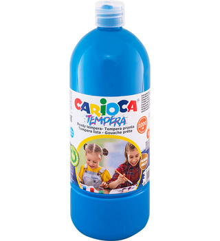 Farba tempera Carioca 1000ml błękitna