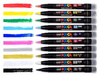 Markery z farbą plakatową Uni POSCA PCF-350 10 kolorów