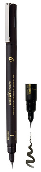 Cienkopis pędzelkowy Uni Pin-500EF brush czarny