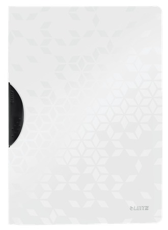 Skoroszyt z klipsem Leitz Wow A4 30k biały