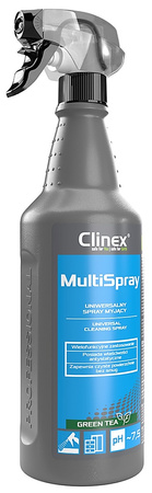 Uniwersalny spray CLINEX Multi Spray, myjący, Green Tea, 1l 