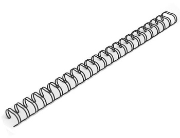 GRZBIETY DRUTOWE 3:1 9,5mm CZARNE (100)