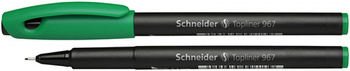 Cienkopis Schneider Topliner 967 0.4mm zielony