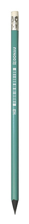 Ołówki syntetyczne Donau HB z gumką zielone (12)