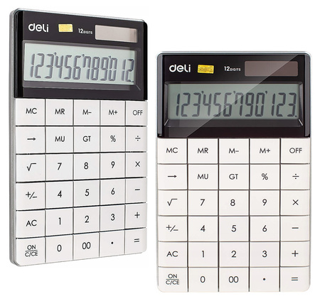 Kalkulator Deli 1589 biały