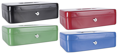 Kasetka na pieniądze Donau 300x90x240mm czerwona