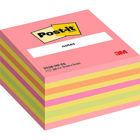 Karteczki Post-it 76x76mm (2028-NPEE) cukierkowa różowa (450)
