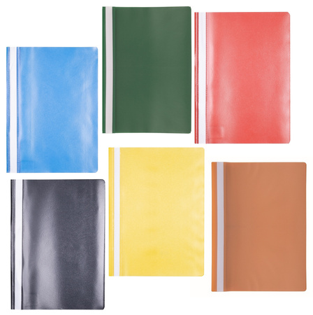 Skoroszyt OFFICE PRODUCTS, 120/180 mic, PP, czerwony