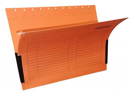 Teczka zawieszana Donau A4 (z bokami) pomarańczowa (5)