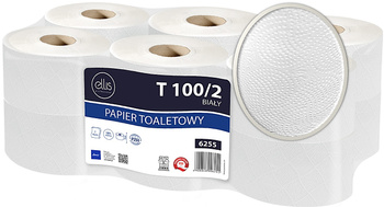 Papier toaletowy Ellis 90m 2w celuloza biały (12)