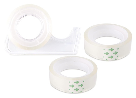 Taśma biurowa DONAU, 15mm, 10m, 3szt.