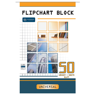 Blok do flipchartu Interdruk 64x100cm gładki (50)