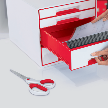 Nożyczki Leitz Wow 20.5cm czerwone