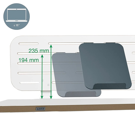Organizer na akcesoria Leitz Ergo 25x80cm biały