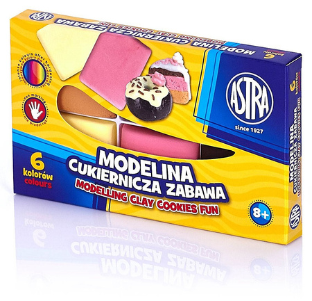 Modelina Astra 20g Cukiernicza zabawa x6 kolorów